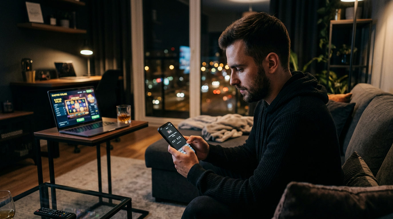 Płatność BLIK w kasynie online na smartfonie