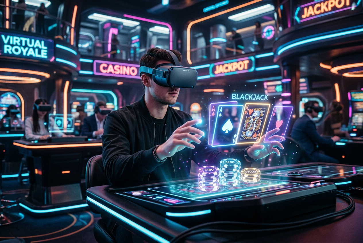 Holograficzny interfejs i awatary w nowoczesnym kasynie VR 2026